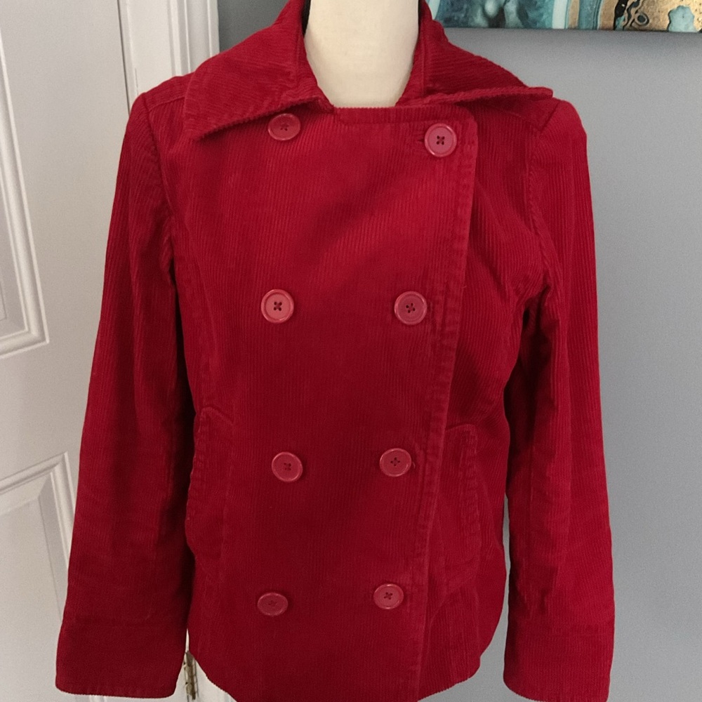 Gap Corduroy Jacket Button Down Adjustable Collar… - image 5